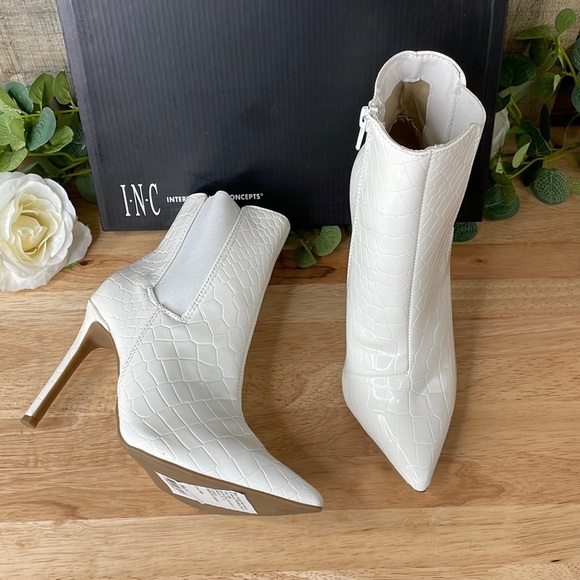 INC International Concepts Shoes - International Concepts Katalina Pointed-Toe Booties 5.5M